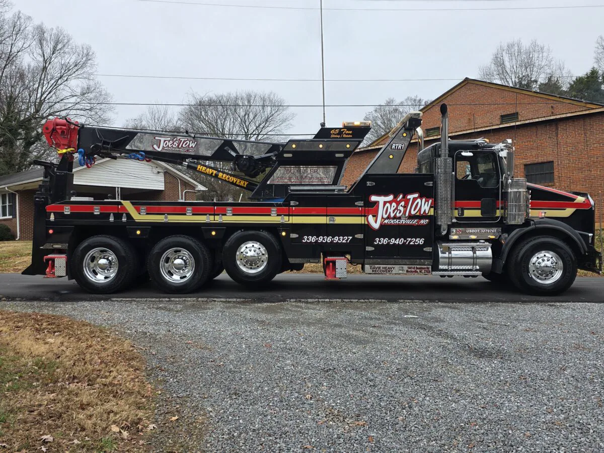 Joe’s Tow heavy recovery wrecker